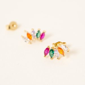 puce-boucle-oreille-plaque-or-multicolore-angel