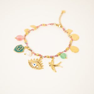 bracelet-tenerife-colombe-rose