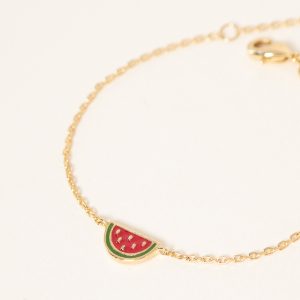 bracelet-watermelon-plaque-or