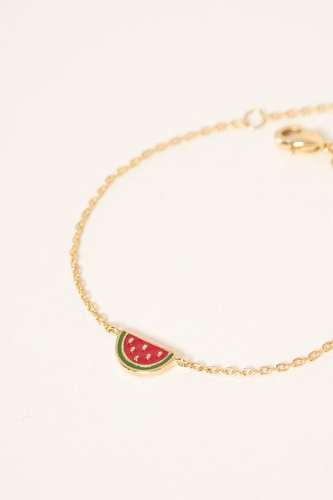 bracelet-watermelon-plaque-or