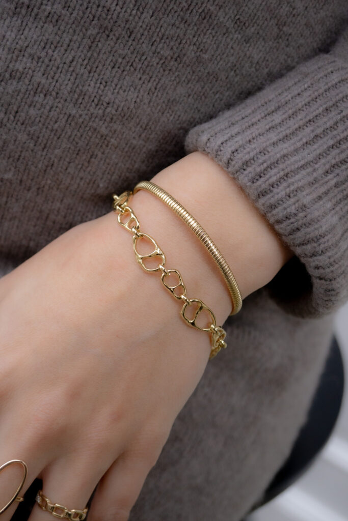 bracelet-dorée-acier-inoxydable