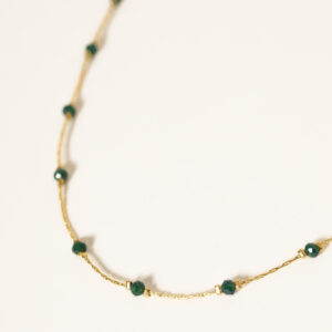 collier-colette-vert-fonce-acier-inoxydable