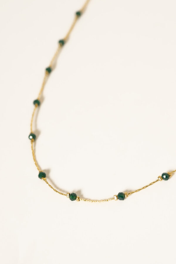 collier-colette-vert-fonce-acier-inoxydable