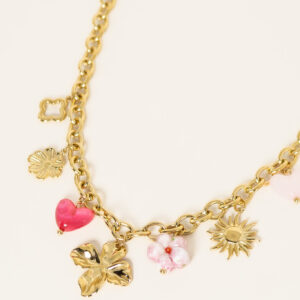 collier-bloom-rose-acier-inoxydable