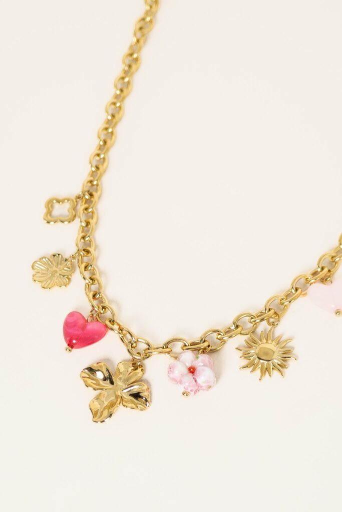collier-bloom-rose-acier-inoxydable