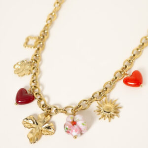 collier-bloom-rouge-acier-inoxydable