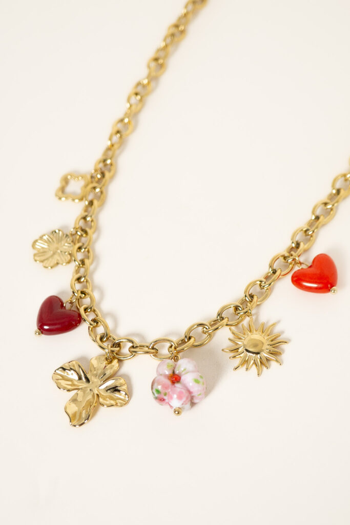 collier-bloom-rouge-acier-inoxydable