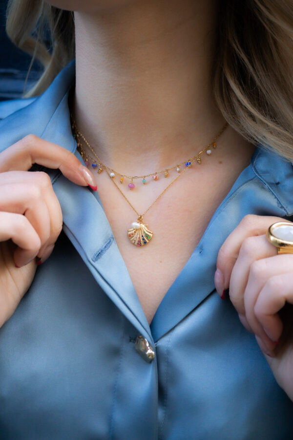 collier-arielle-multicolore-acier-inoxydable