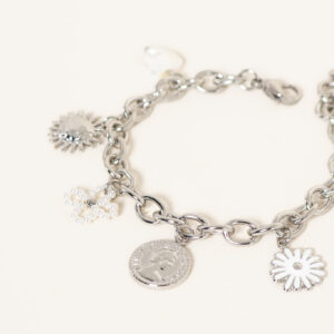 bracelet-queen-argente-acier-inoxydable