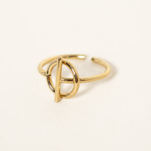 bague-circle-doree-acier-inoxydable