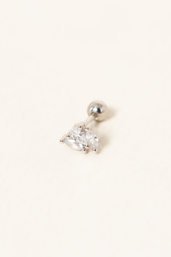 piercing-petale-argent-massif