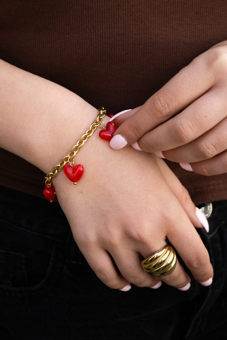 bracelet-acier-inoxydable-sweet-rouge