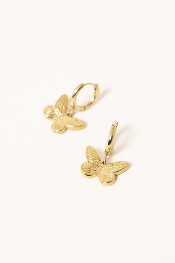 mini-creole-acier-inoxydable-butterfly